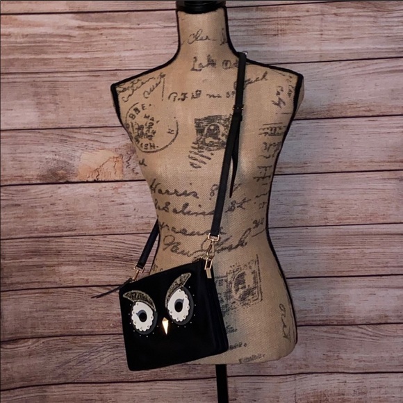 Kate Spade RARE Star Bright OWL Madelyn Crossbody - Picture 2 of 9